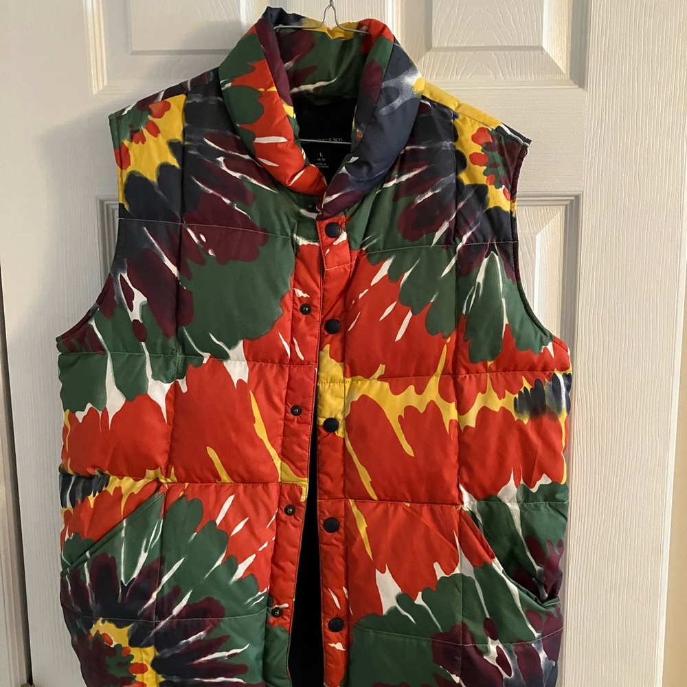 Tye Dye Puff Vest